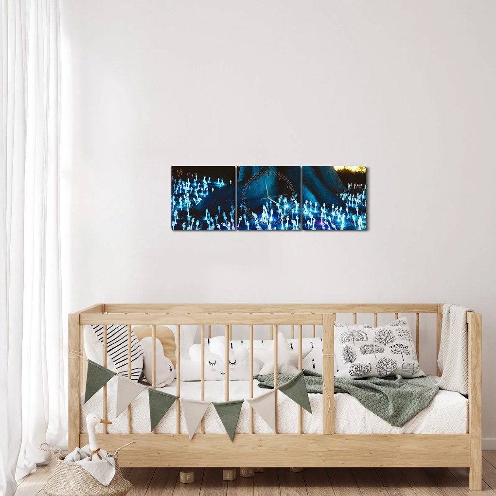 Tablou - Copac magic (cu ceas) (90x30 cm)