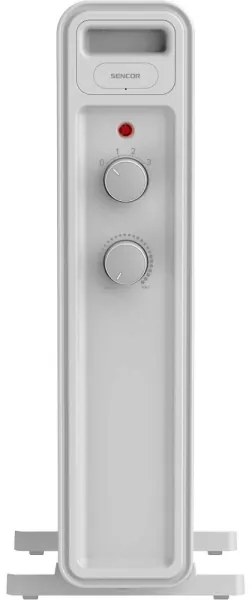 Sencor - Radiator cu ulei, 7 secțiuni, 600/900/1500 W, 230 V, alb