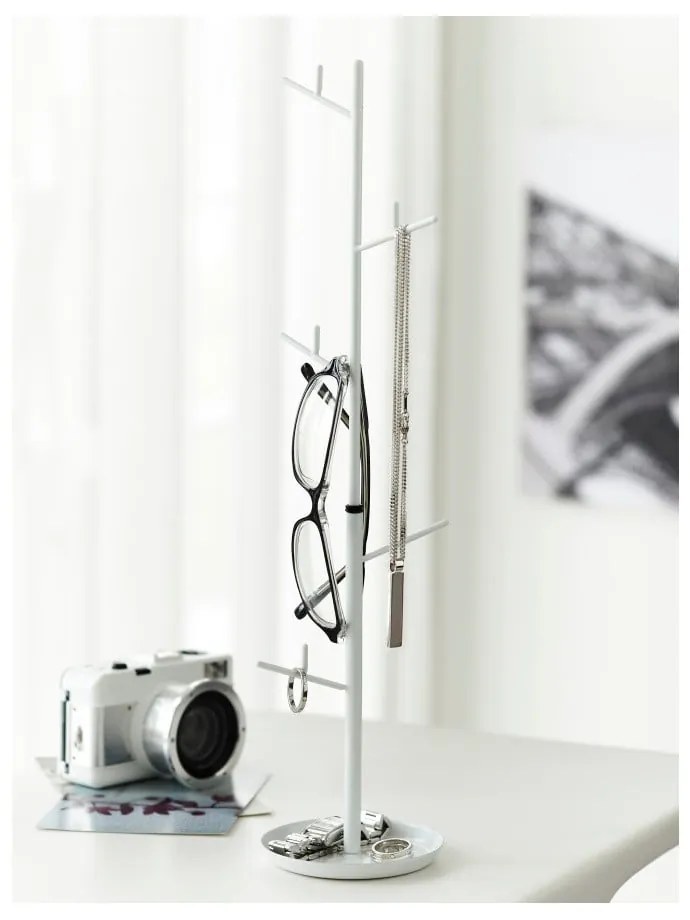 Suport alb pentru bijuterii Yamazaki Branch