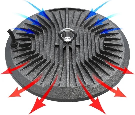 Corp de iluminat LED tehnic industrial HIGHBAY LED/200W/230V 4500K IP65 gri