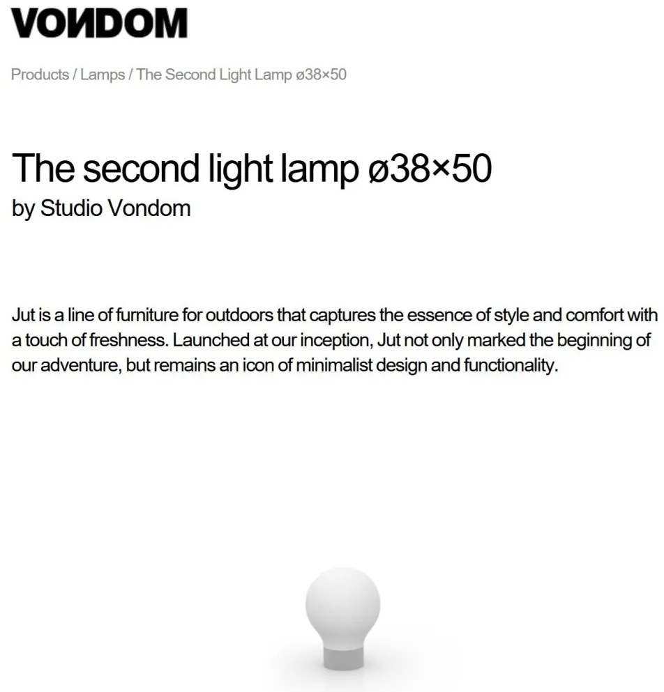 CORP DE ILUMINAT LED RGB DECORATIV THE SECOND LIGHT 38cm