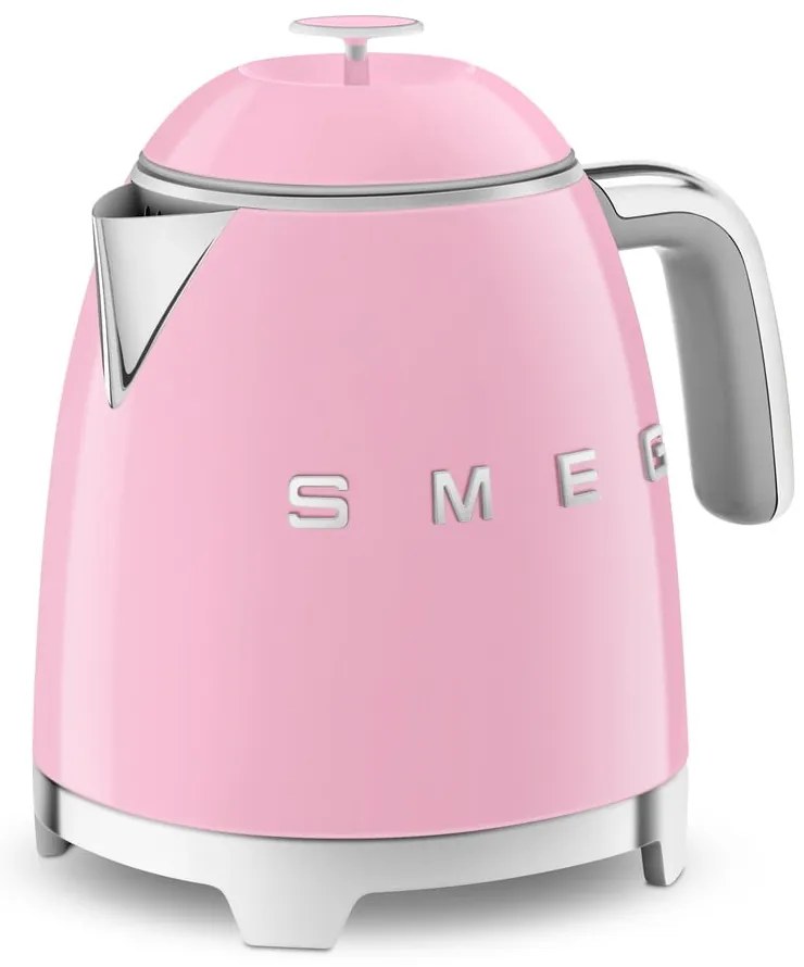 Ceainic electric roz din oțel inoxidabil 800 ml Retro Style – SMEG
