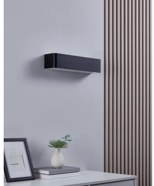 Aplică LED Eglo 901018 SANIA LED/12W/230V 3000K negru