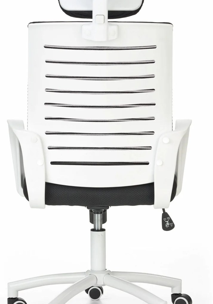 Scaun de birou Socket alb negru