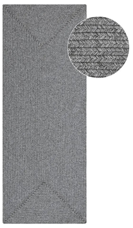 Covor gri de exterior 200x80 cm - NORTHRUGS