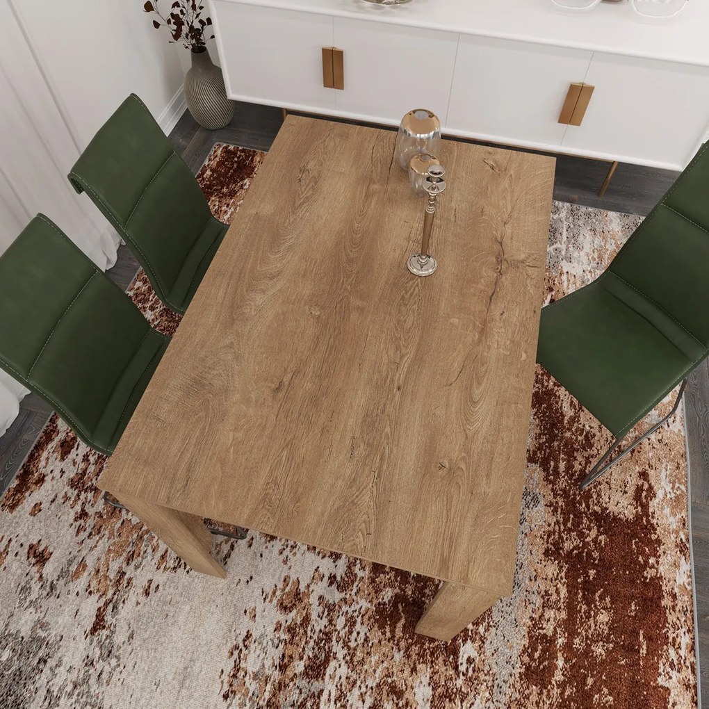 Masă de sufragerie Single Caucasian Oak