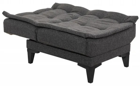 Set Canapea si Fotoliu Extensibilă Santo - S, Antracit