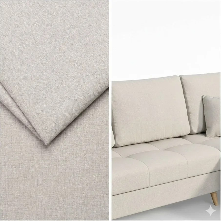 Colțar crem (pe partea stângă ) Ariella – Ropez