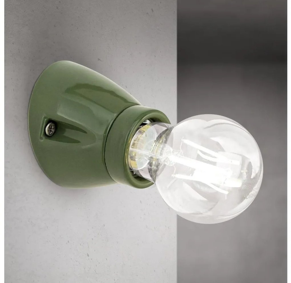 Orion - Aplică de perete FROST 1xE27/60W/230V, verde