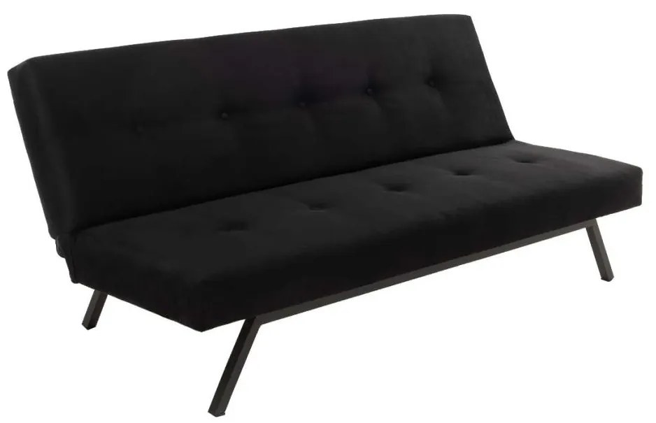 Canapea extensibilă BAKU, 2 locuri, neagră