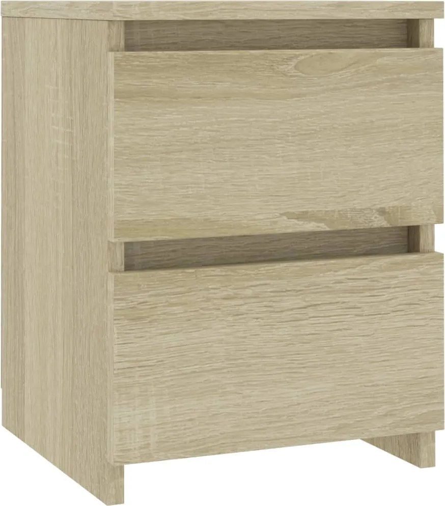 vidaXL Noptieră, stejar sonoma, 30x30x40 cm, lemn prelucrat