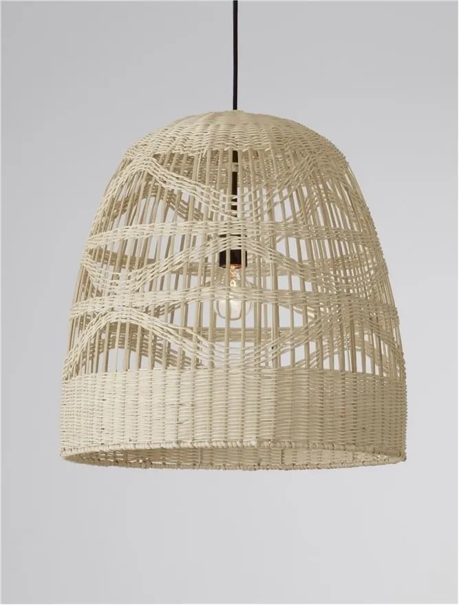 Lustra / Pendul modern design natural ratan MARLO D-46cm