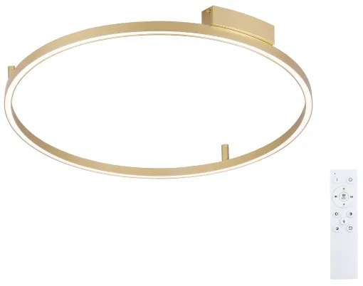 Brilagi - Corp de iluminat LED dimabil PORTOFINO LED/60W/230V diam. 80 cm auriu + telecomandă