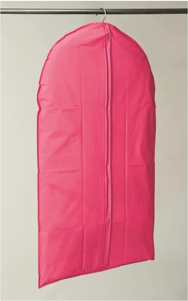Husă textilă pentru îmbrăcăminte Compactor Garment Hot Pink, lungime 137 cm