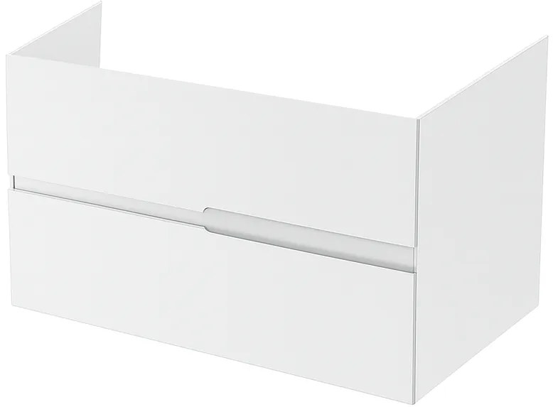 Mobilier pentru lavoar pe blat 100 cm, alb lucios, Fluminia Toledo 100 cm