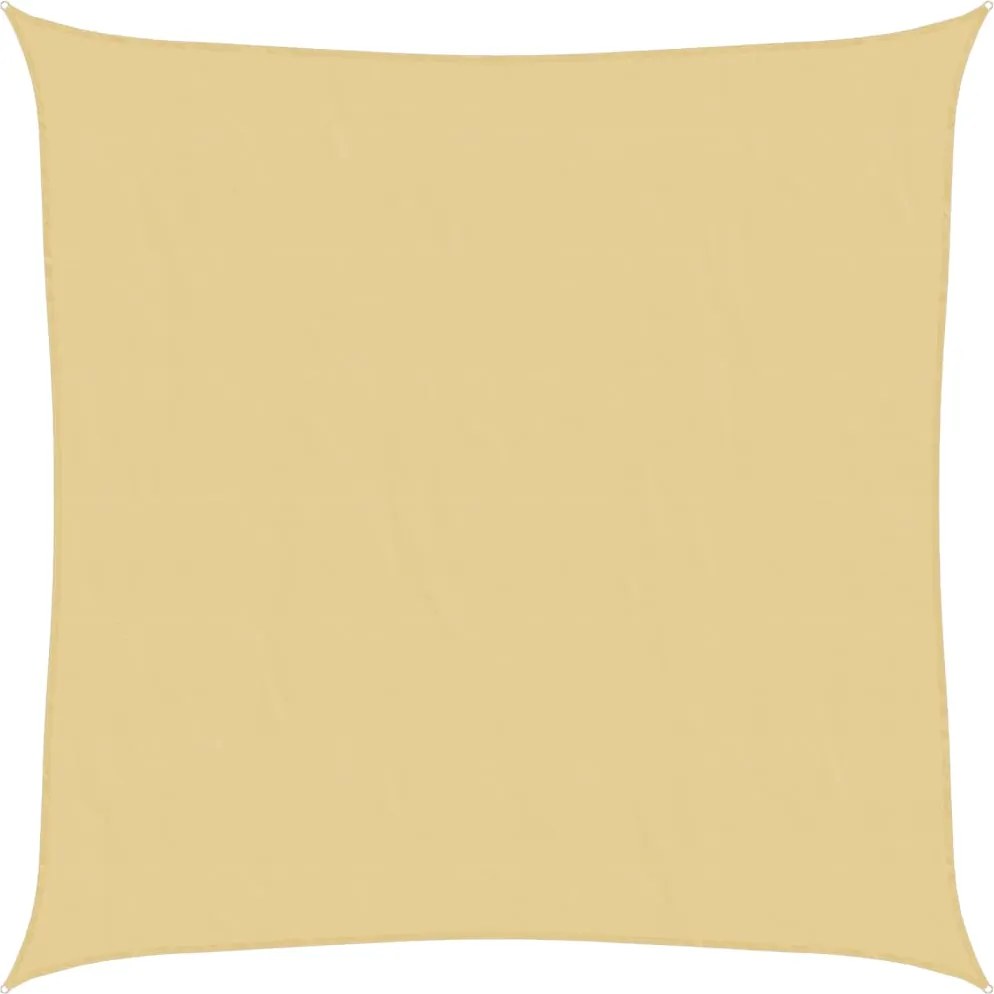 vidaXL Parasolar, nisipiu, 4x4 m, 100% poliester Oxford