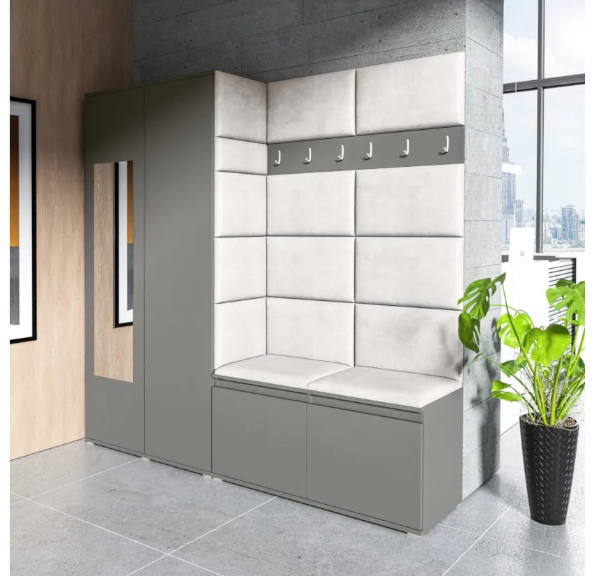 Expedo Set hol EUGENIO 8, 190x185x40, alb/trinity 15
