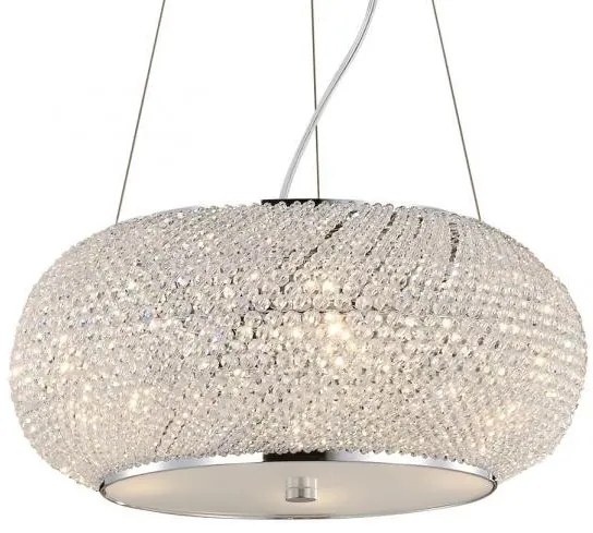 Lustra, Pendul inaltime reglabila, diam.45cm Pasha SP6 Cromo 082158