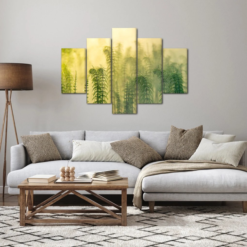 Tablou - Detaliu de primăvară natura cețoasă (150x105 cm)