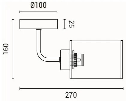 Aplică 1xE27/60W/230V