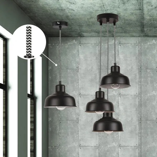 Rabalux 2789 - Lustra OWEN 1xE27/60W/230V