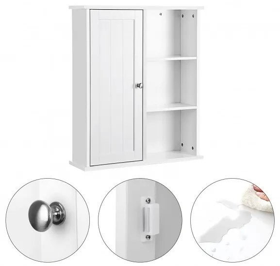 Dulap Suspendat Paola Alb, 60 Cm
