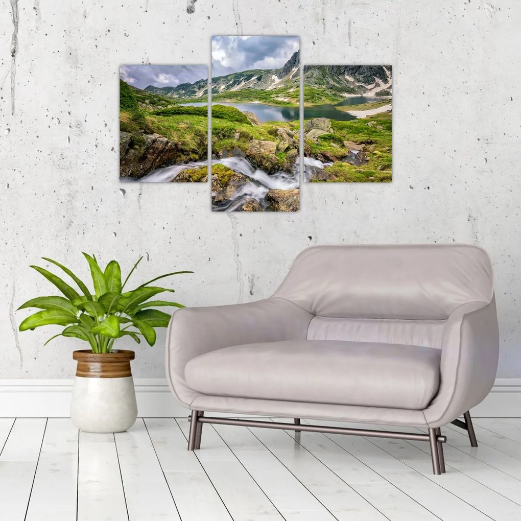 Tablou - Vedere la Muntele Rila (90x60 cm)