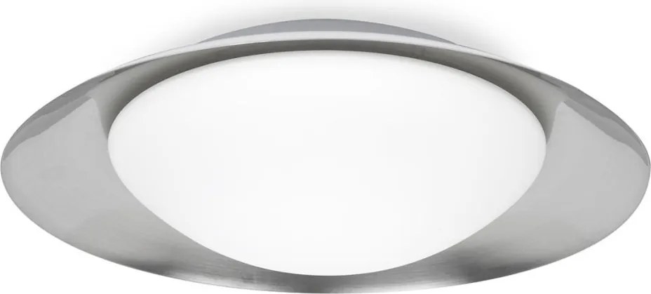 Plafoniera LED moderna SIDE 15W alb/nickel 62141