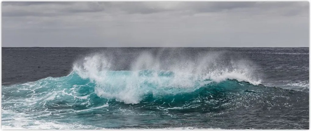 Tablou - Valuri pe ocean (120x50 cm)