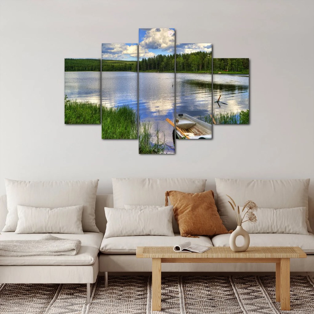 Tablou - Sat pitoresc (150x105 cm)