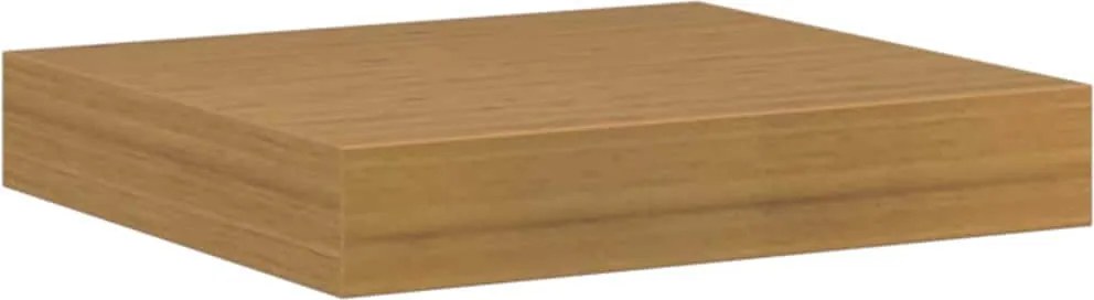 vidaXL Raft de perete Pe perete Bej 23 x 23,5 x 4 cm Lemn compozit