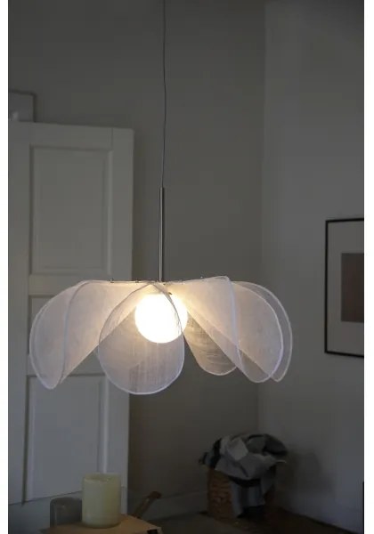 Lustră pe cablu Markslöjd 108818 STYRKA 1xE27/40W/230V d. 75 cm alb