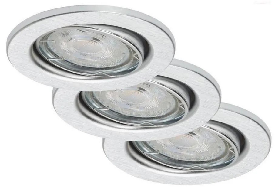 SET 3x corp de iluminat LED dimabil pentru baie Briloner 7149-039 1xGU10/5W/230V IP23