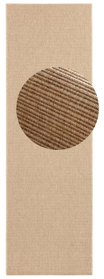 Covor tip traversă BT Carpet Nature, 80 x 350 cm, bej