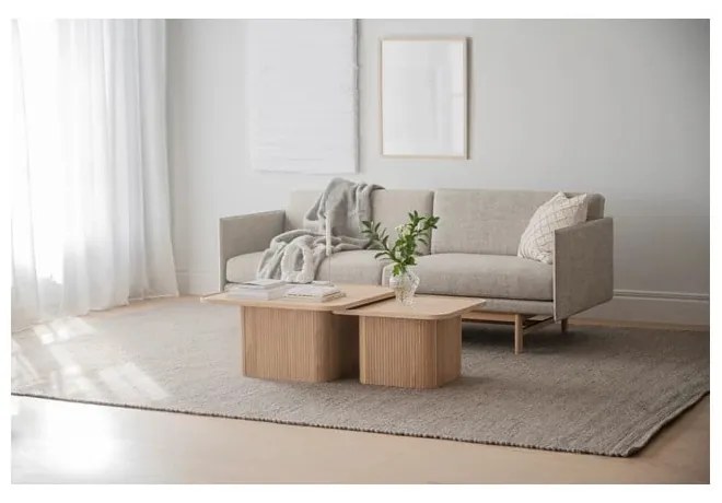 Covor gri din lână 400x300 cm Auckland - Rowico