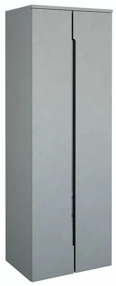 Dulap inalt suspendat Oristo Silver mdf gri 144x50 cm