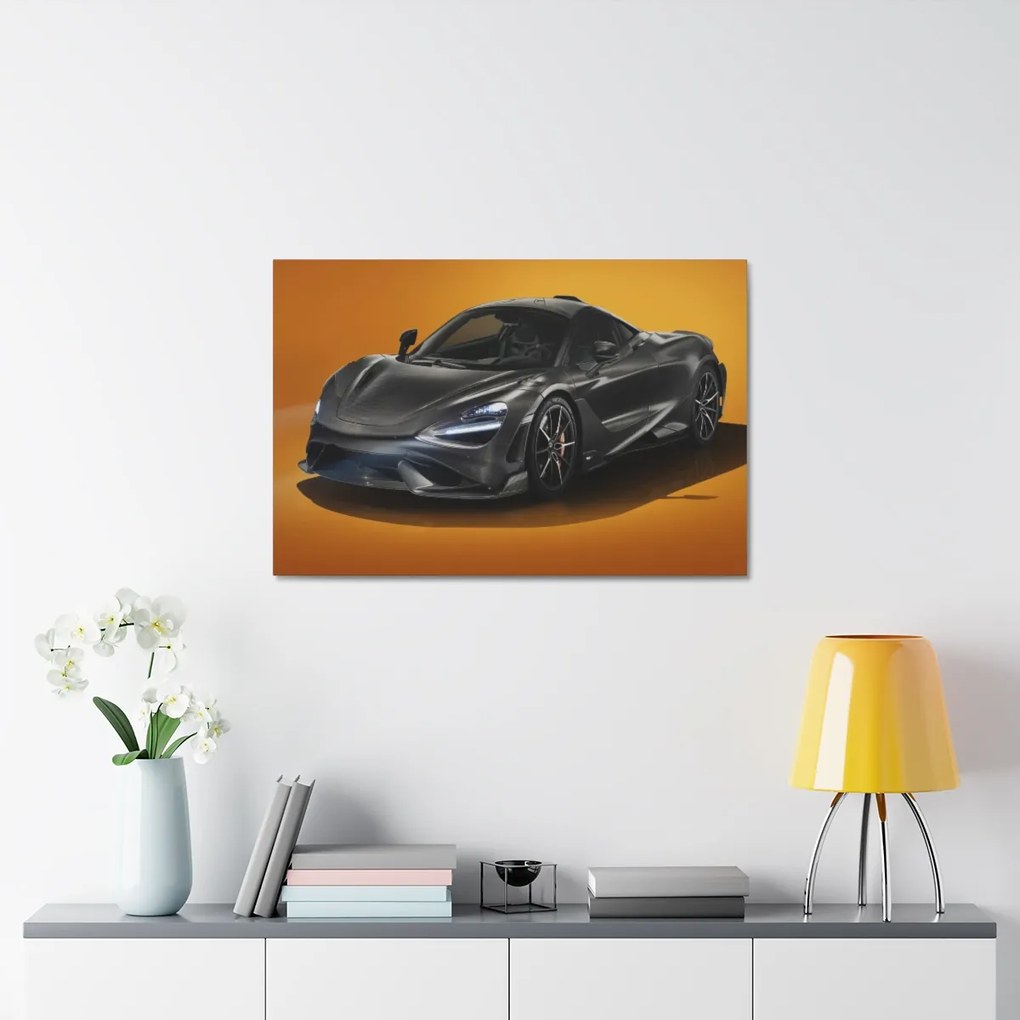 Tablou Canvas Black Mclaren 120x80 cm