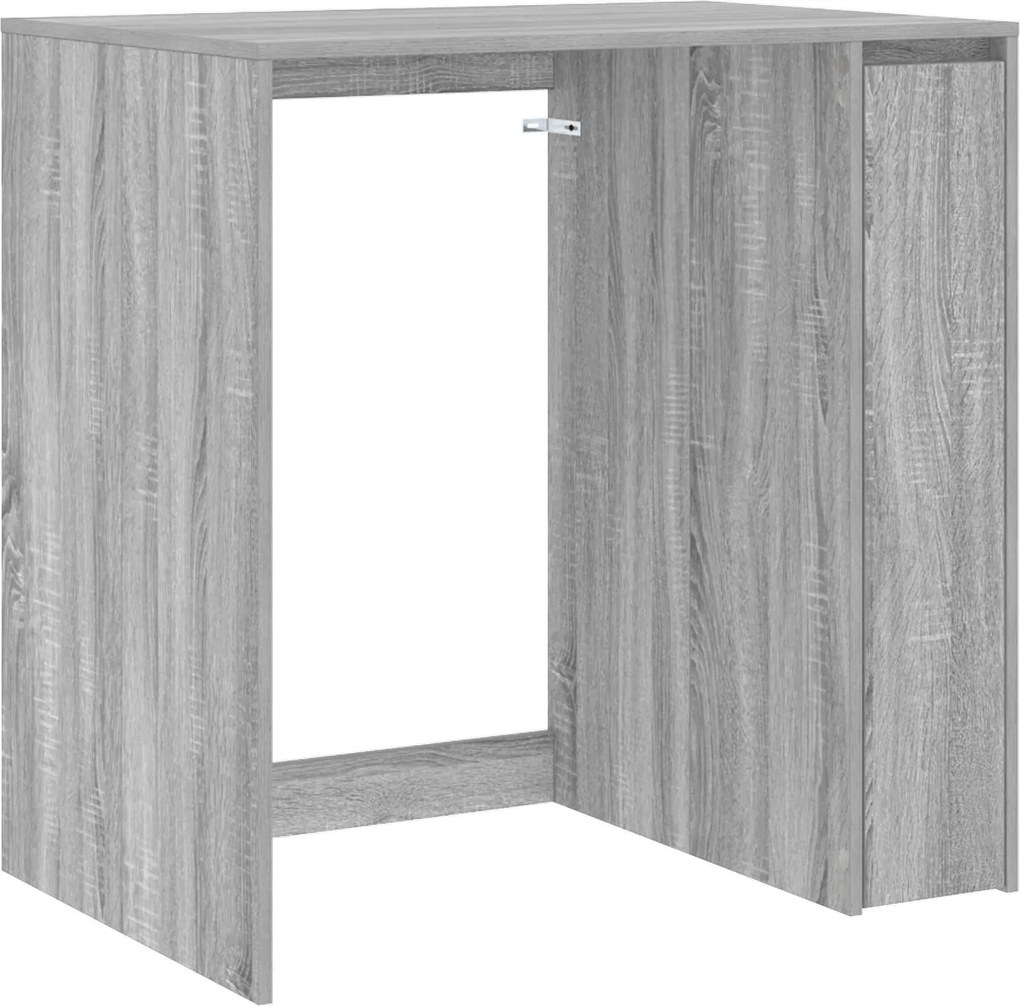 vidaXL Dulap pentru mașina de spălat cu ușă Gri Sonoma 87 x 60 x 89 cm