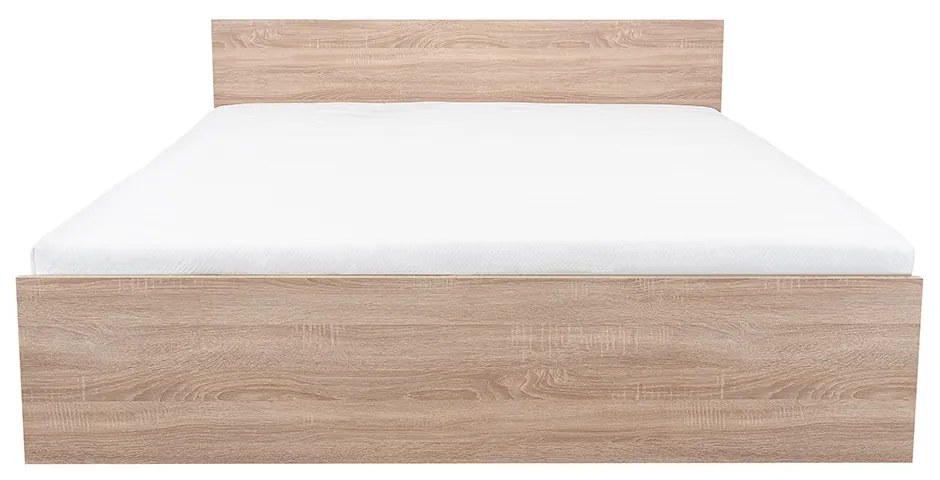 Pat dublu Miami fără cadru de pat 180x200 cm stejar sonoma-stejar sonoma