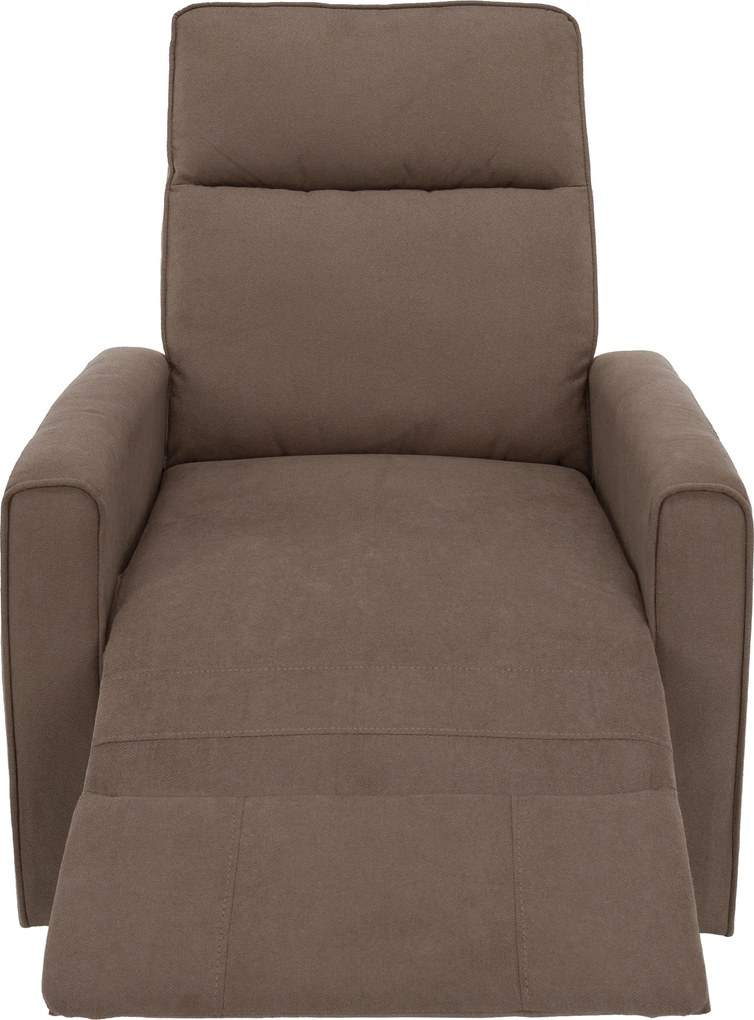 Fotoliu rotativ de relaxare, gri-maroniu taupe, MEKENZI