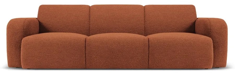 Canapea maro cu tapițerie din stofă bouclé 235 cm Molino – Micadoni Home