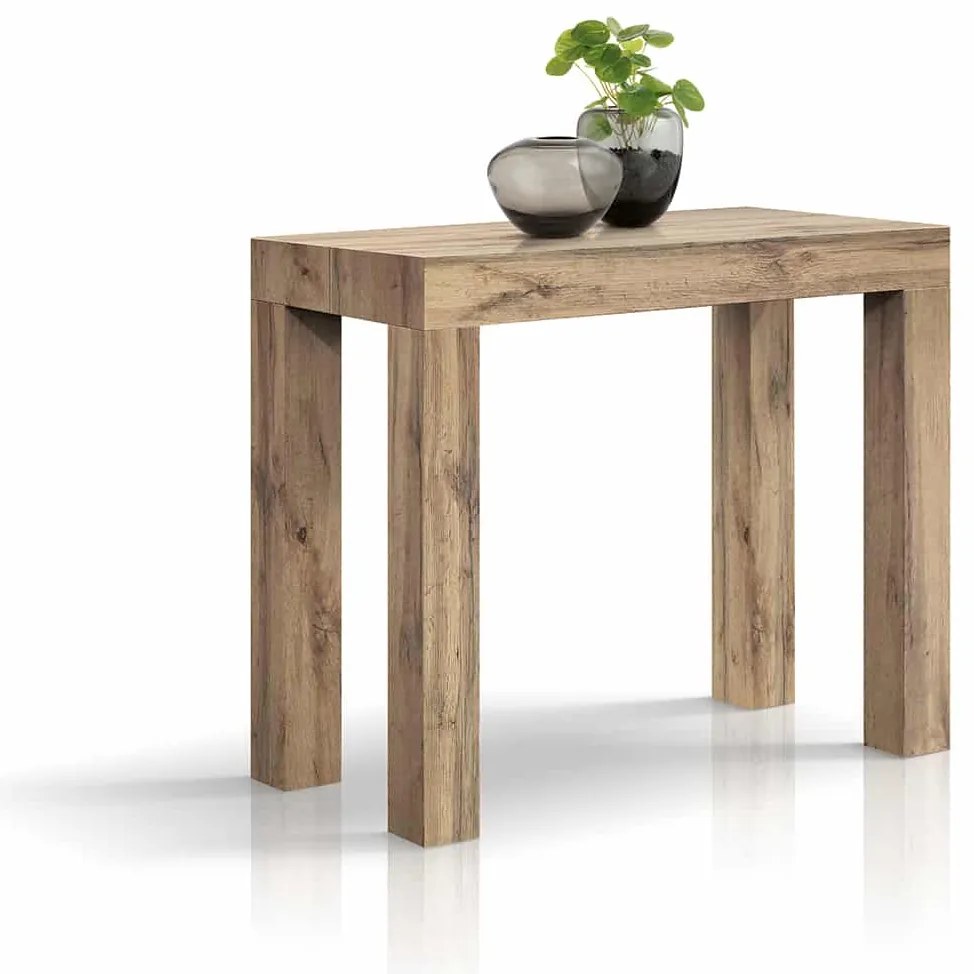 Consola extensibila tip masa ADELLE - ALB FRASIN - 300 cm/90 cm /76 cm - 12