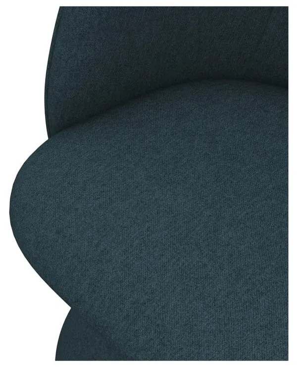 Scaun de sufragerie petrol tapițat Maia – Makamii