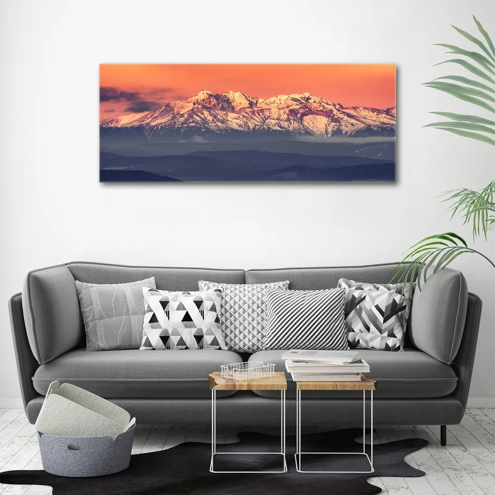 Tablou pe pânză Sunrise tatry