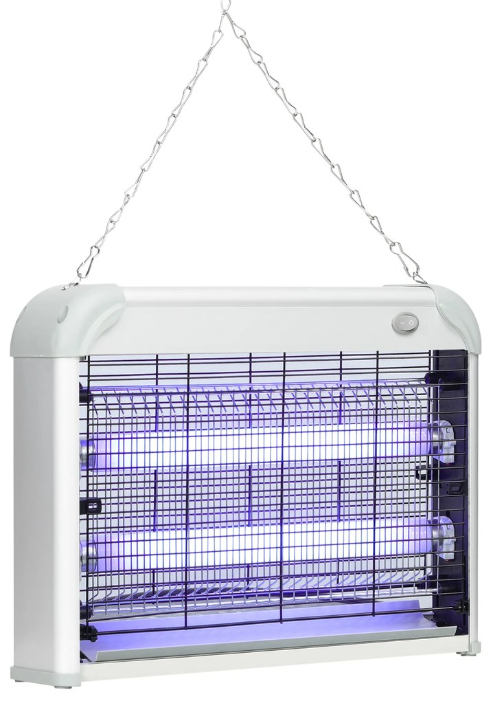 Lampa pentru insecte si tantari Outsunny, 20W cu lumina LED UV, 39x8x28cm | Aosom RO