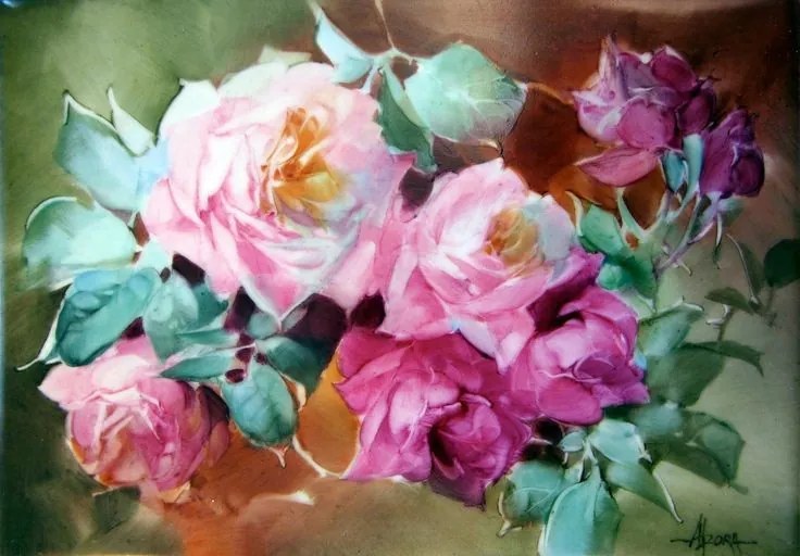 PICTURA IN ULEI Belu Tatiana - FLORAL - BT-46 50 X 40 cm