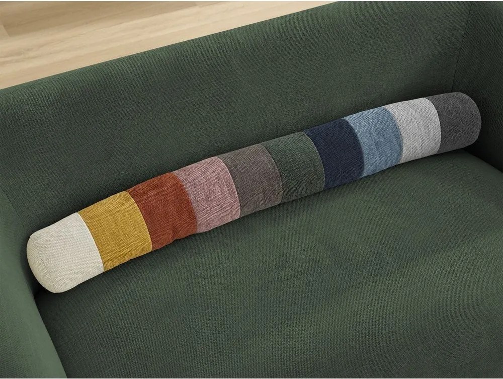 Canapea verde cu tapițerie din chenille 160 cm Celine – Bobochic Paris