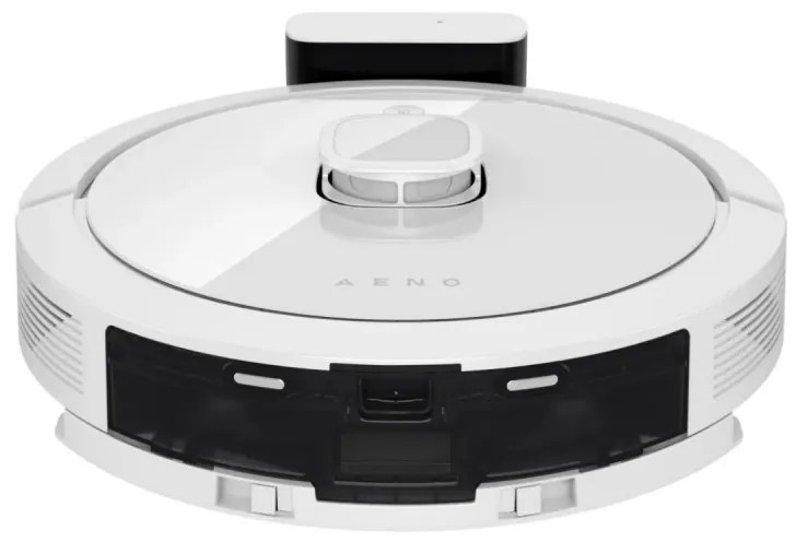 Aspirator robotic AENO ARC0008S, 4000Pa, 5200 mAh, 300m2, Cartografiere, Wi-Fi, Comenzi vocale, Autonomie până la 250 min, Alb