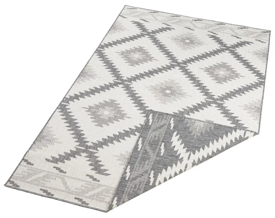 Covor adecvat pentru exterior NORTHRUGS Criss, 150 x 80 cm, gri-crem