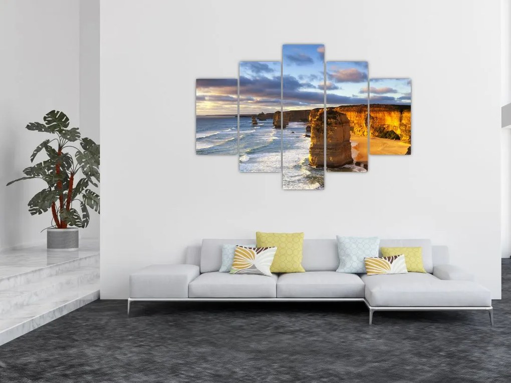 Tablou cu stâncile marine (150x105 cm)